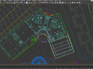 Residential Tower 3D 模型