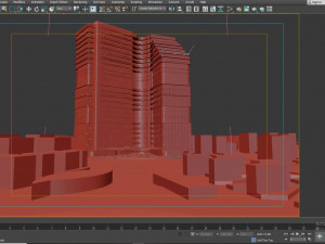 Residential Tower 3D 模型