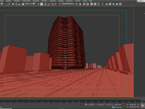 Residential Tower 3D 模型