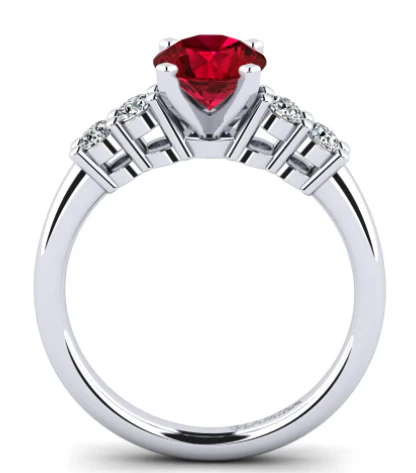 engagement ring 3D Print Model .c4d .max .obj .3ds .fbx .stl .blend 