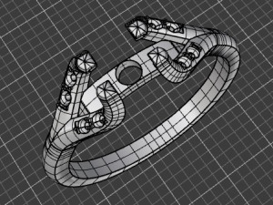 engagement ring 3D Print Model