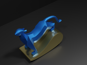 Puma Abstract Style 3D Model