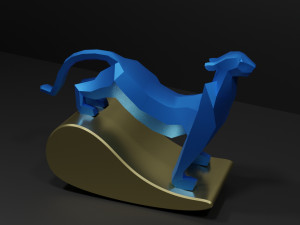 Puma Abstract Style 3D Model