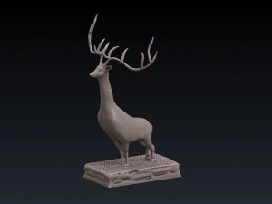 Stylish Deer 3D Print Model