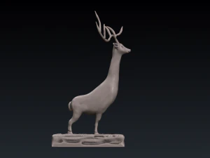 Stylish Deer 3D Print Model