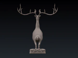 Stylish Deer 3D Print Model