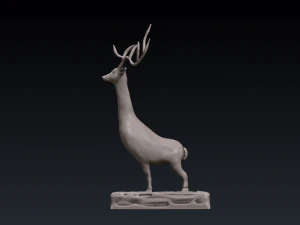 Stylish Deer 3D Print Model