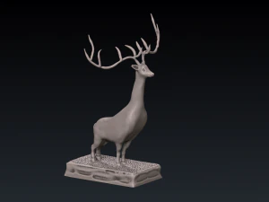 Stylish Deer 3D Print Model