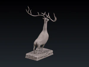 Stylish Deer 3D Print Model