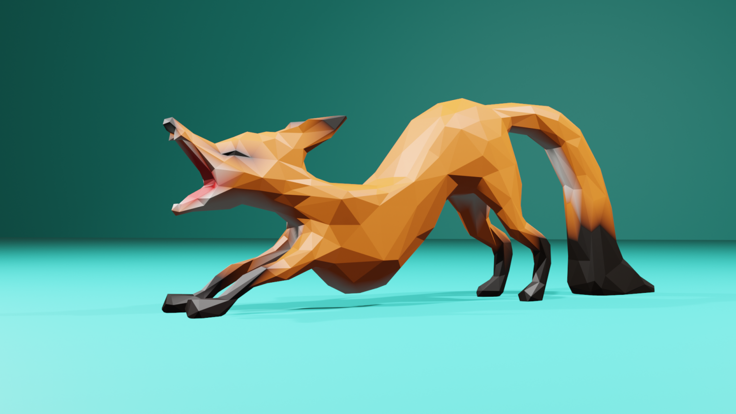 Fox 3d model