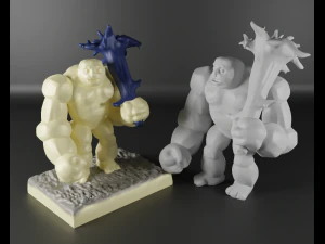 Taş Devi 3D Baskı Modeli