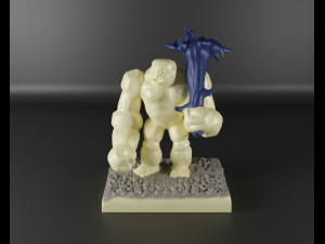 Stone Giant Model Cetak 3D