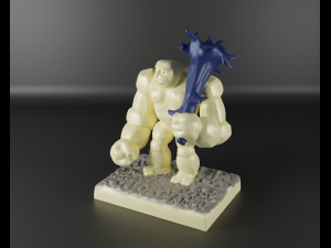 Stone Giant Model Cetak 3D