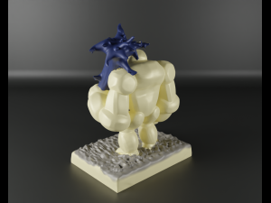 Stone Giant Model Cetak 3D