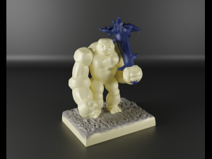 Stone Giant Model Cetak 3D