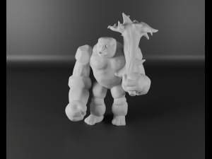 Stone Giant Model Cetak 3D