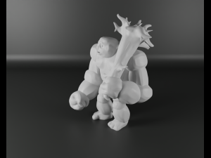 Stone Giant Model Cetak 3D