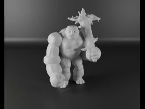 Stone Giant Model Cetak 3D