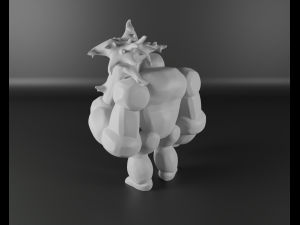 Stone Giant Model Cetak 3D