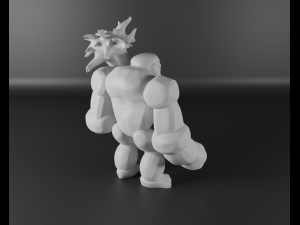 Stone Giant Model Cetak 3D