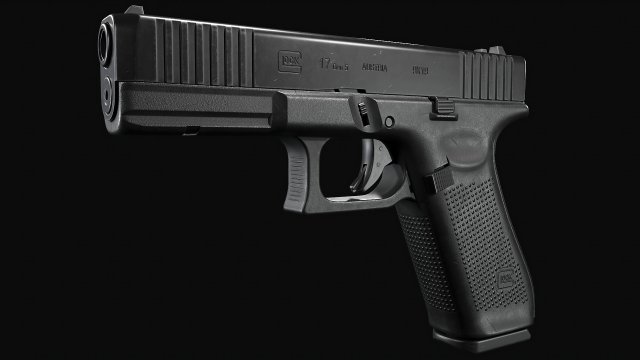 Glock G17 Gen5 3D Model .c4d .max .obj .3ds .fbx .stl .blend 