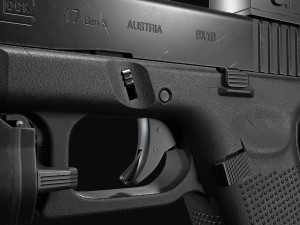 Glock 17 with attachments 3D 模型