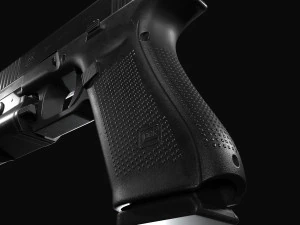 Glock 17 with attachments 3D Model