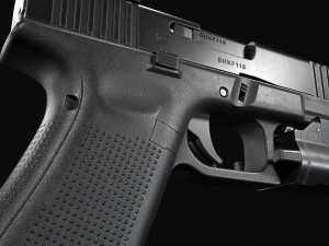 Glock 17 with attachments 3D 模型