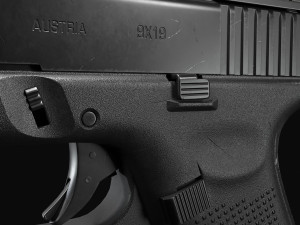 Glock 17 with attachments 3D 模型