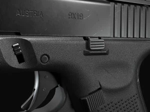 Glock 17 with attachments 3D Model