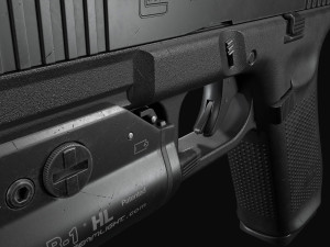 Glock 17 with attachments 3D 模型