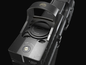 Glock 17 with attachments 3D 模型