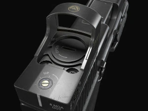 Glock 17 with attachments 3D Model