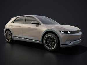 Hyundai Ioniq 5 2022 game ready 3Dモデル