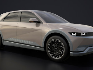 Hyundai Ioniq 5 2022 game ready 3D 模型