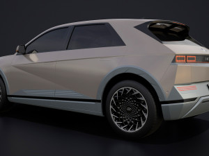 Hyundai Ioniq 5 2022 game ready 3D 模型