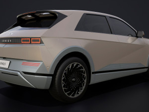 Hyundai Ioniq 5 2022 game ready 3D 模型