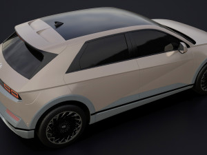 Hyundai Ioniq 5 2022 game ready 3D 模型