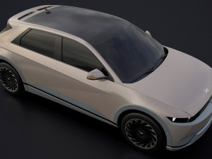 Hyundai Ioniq 5 2022 game ready 3D 模型