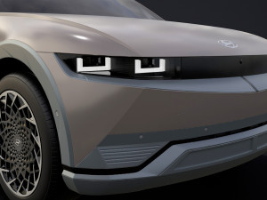 Hyundai Ioniq 5 2022 game ready 3D 模型