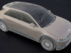 Hyundai Ioniq 5 2022 game ready 3D 模型