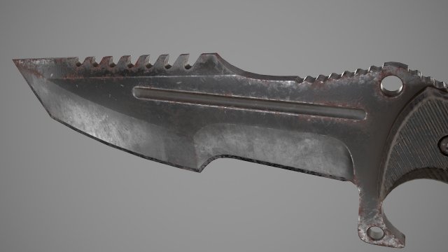 Tactical Knife V2 3D Model in Melee 3DExport