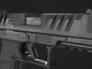 Walther PDP Full-Size 3D Model