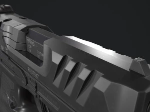 Walther PDP Full-Size 3D Model