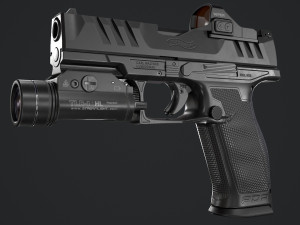 Walther PDP Fullsize with attachments Model 3D