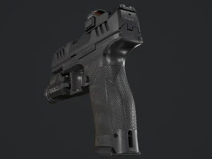 Walther PDP Fullsize con allegati Modello 3D