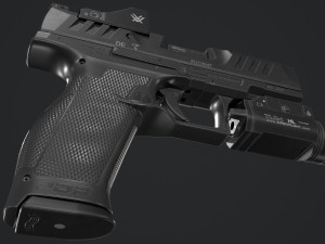 Walther PDP Fullsize with attachments Model 3D