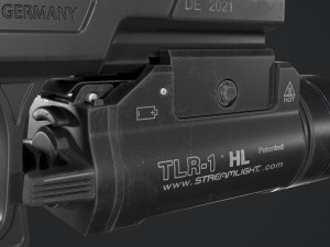 Walther PDP Fullsize with attachments Model 3D