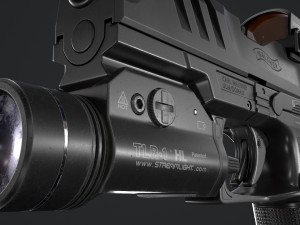 Walther PDP Fullsize with attachments Model 3D