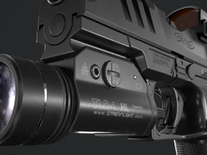 Walther PDP Fullsize con allegati Modello 3D